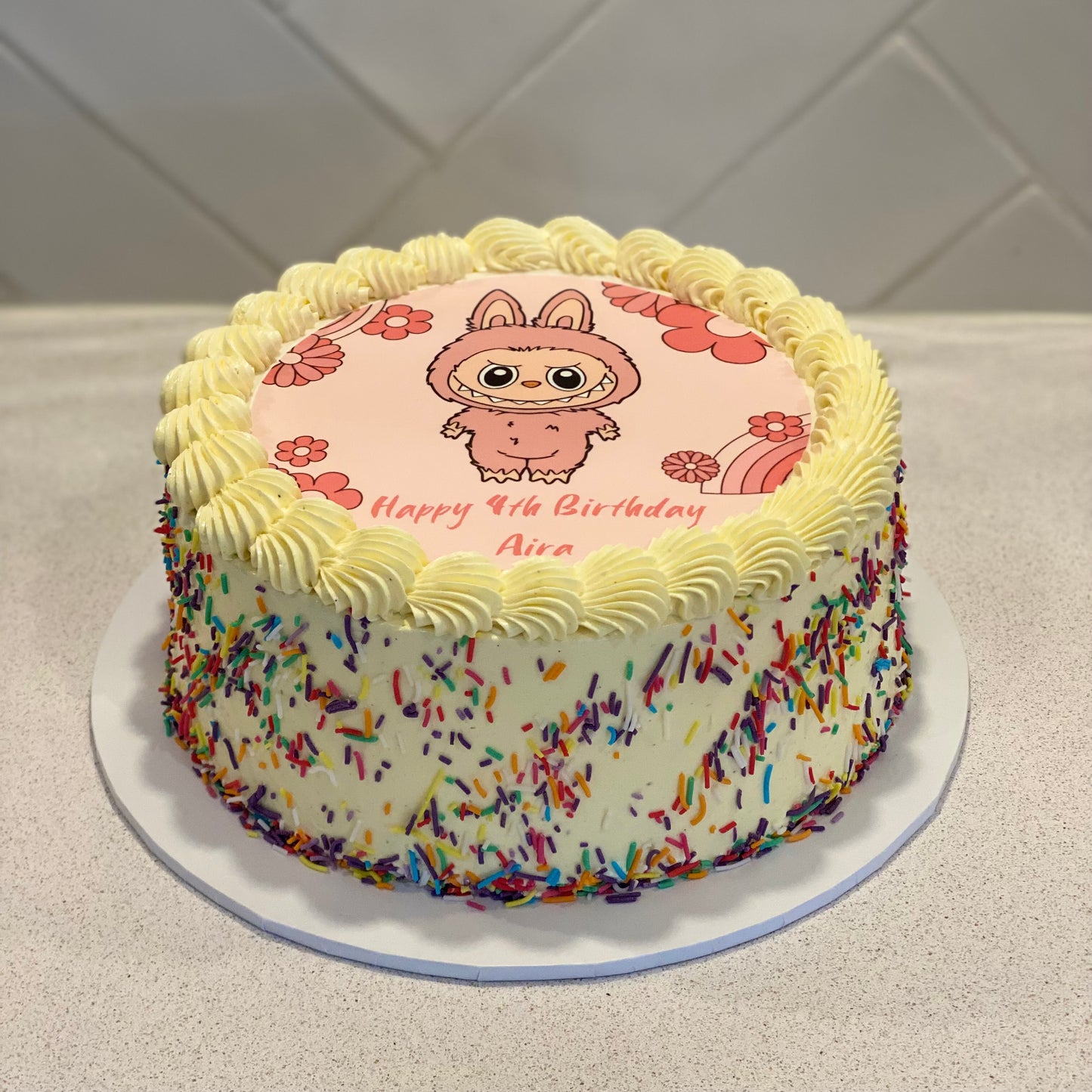 Labubu Theme Cake