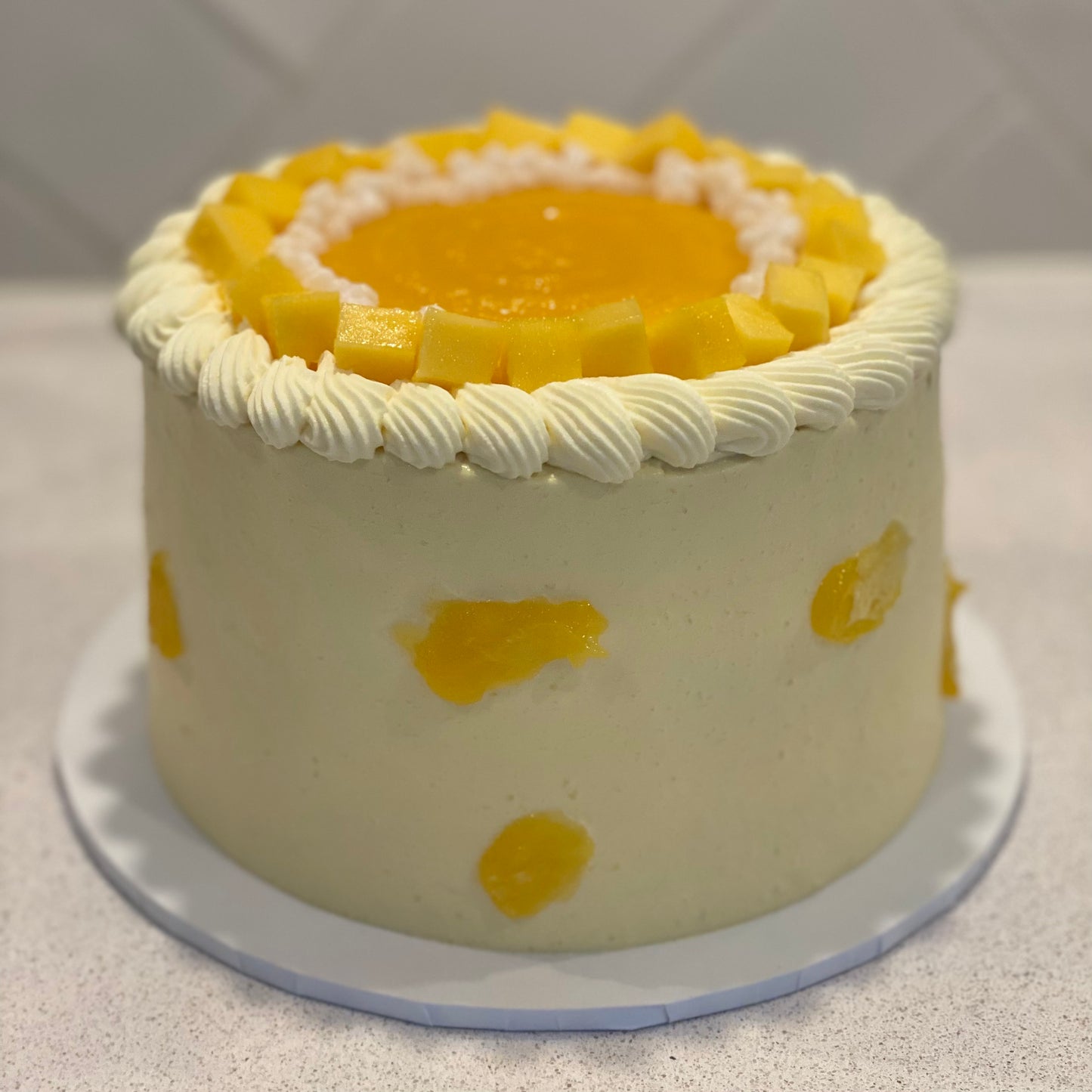 Mango Sago Cake
