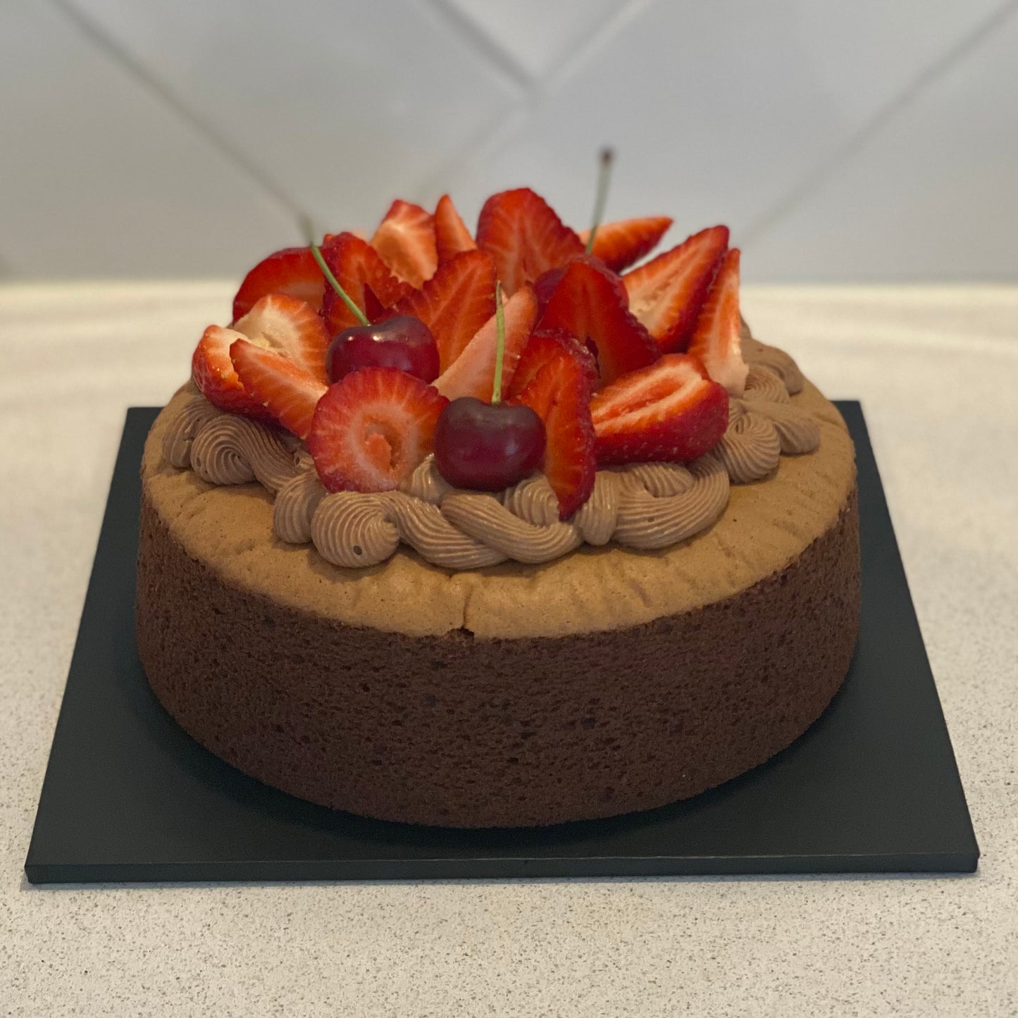 Chocolate Japanese Cheesecake
