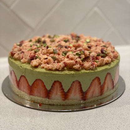 Pistachio Strawberry Fraisier
