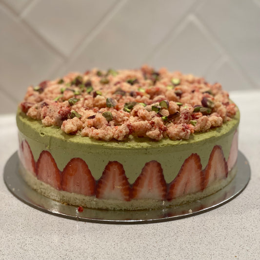 Pistachio Strawberry Fraisier