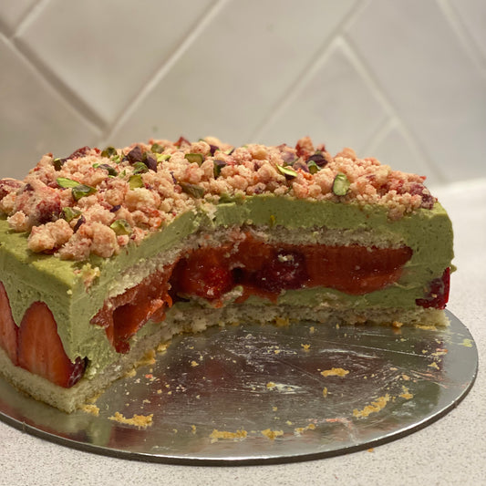 Pistachio Strawberry Fraisier