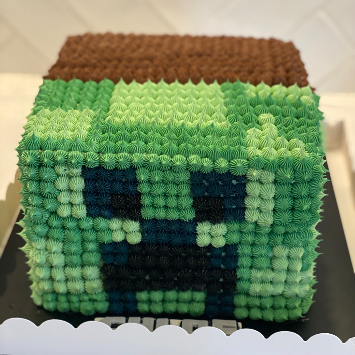Minecraft Theme Cake