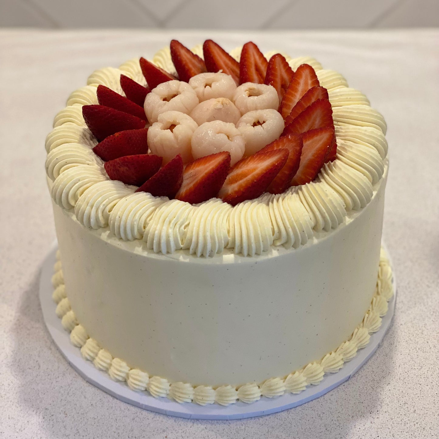 Strawberry Lychee Shortcake